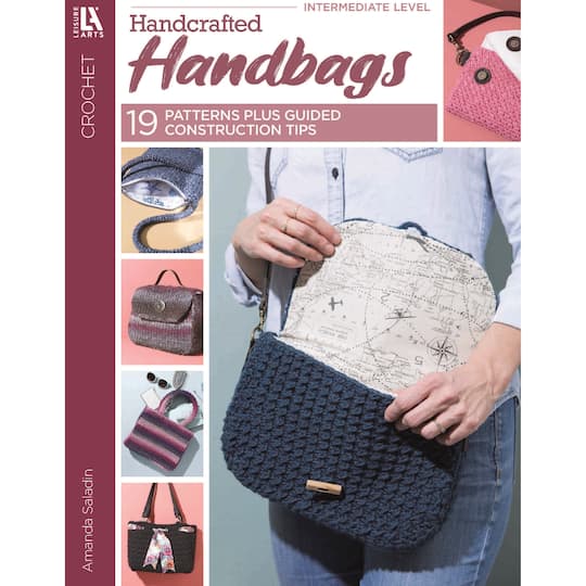 Leisure Arts&#xAE; Crochet Handcrafted Handbags Book